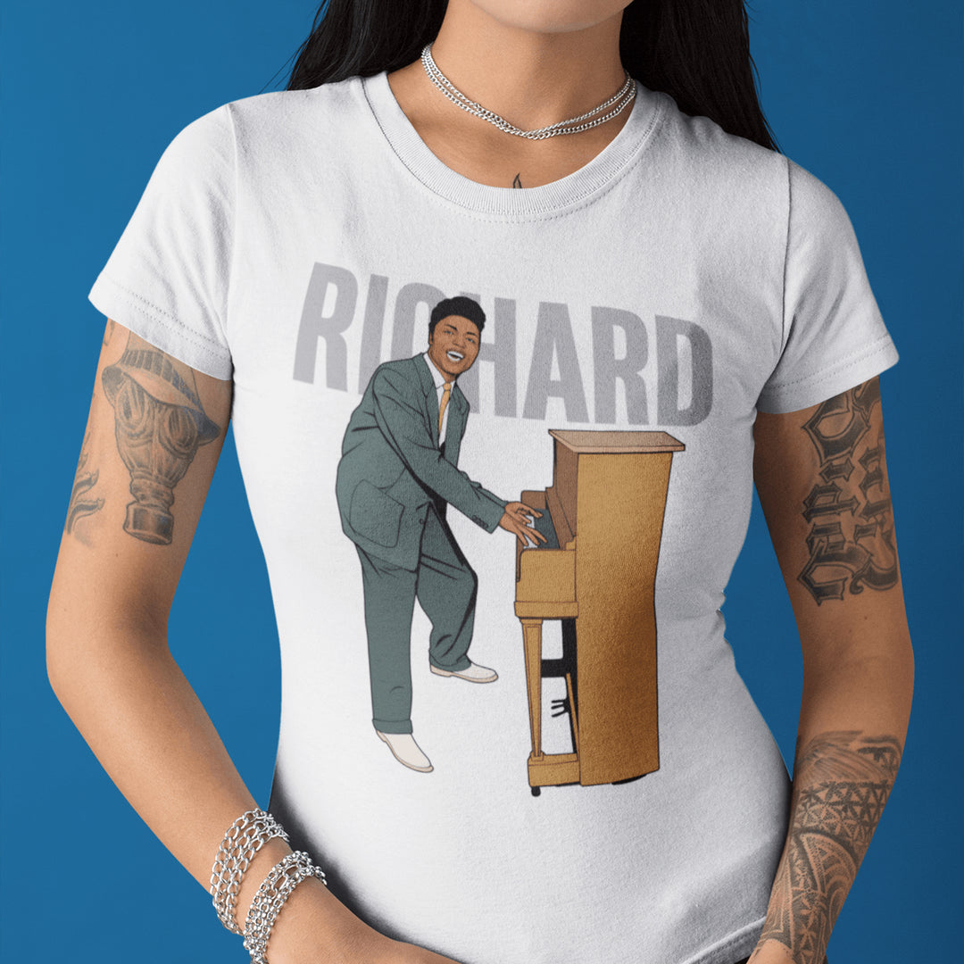 LITTLE RICHARD Hand-Drawn Rock ’n’ Roll Portrait Tee